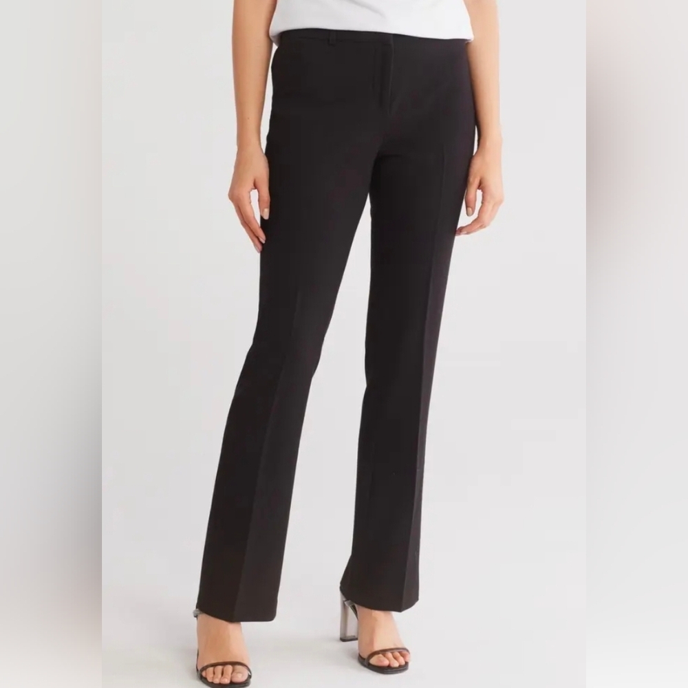 Amanda & Chelsea Bl  Size 4, Black - Slim Straight Leg Pants